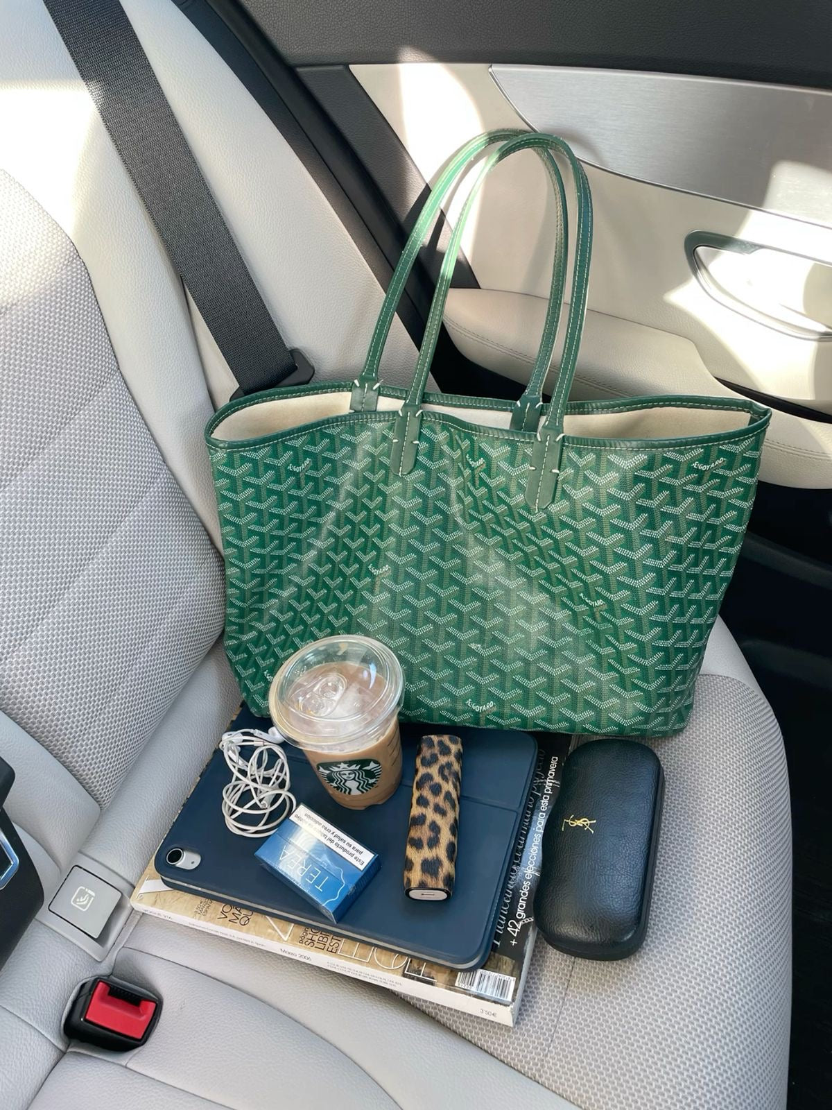 Aurine green bag