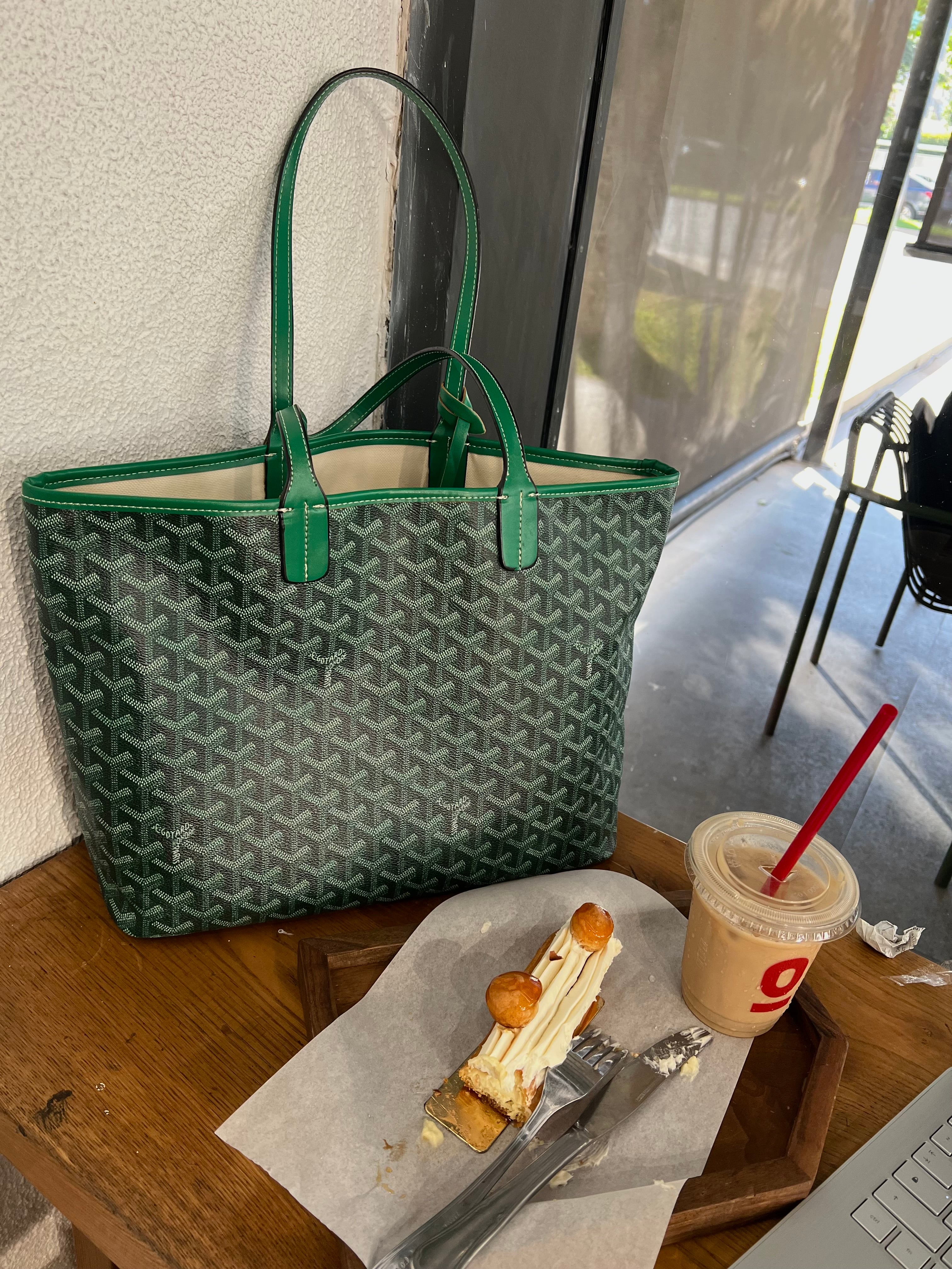 Aurine green bag