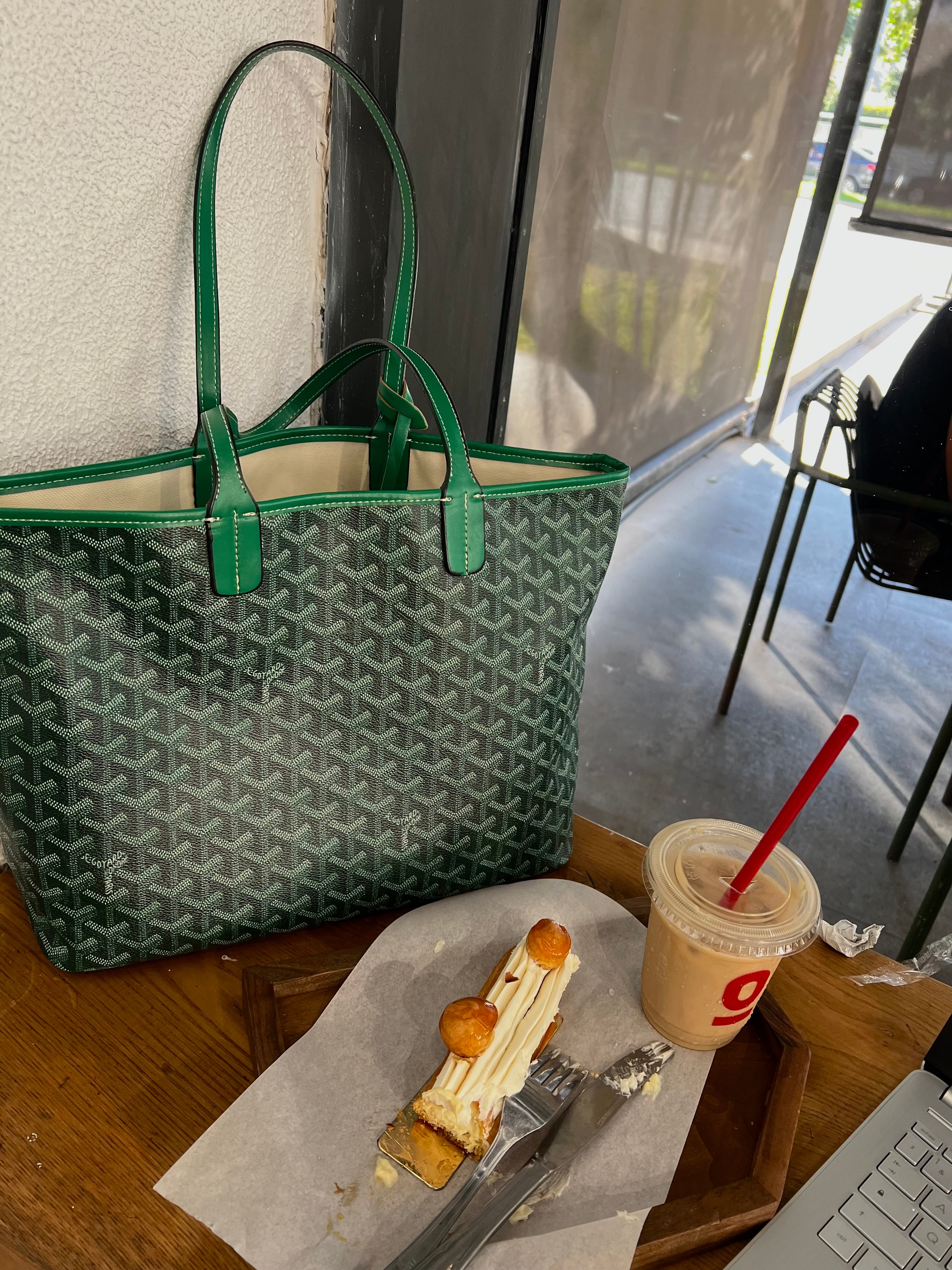 Aurine green bag
